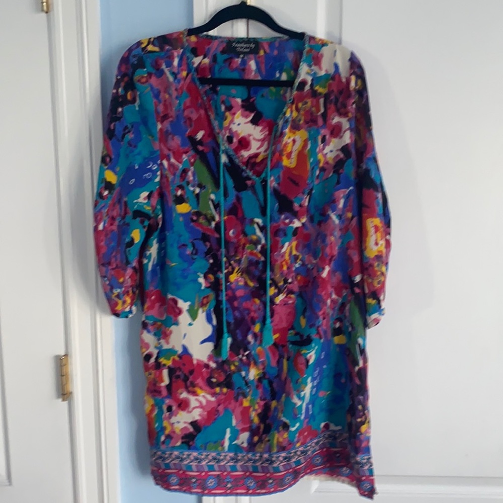 Feathers by Tolani Swim Cover up Lounge Dress Size M